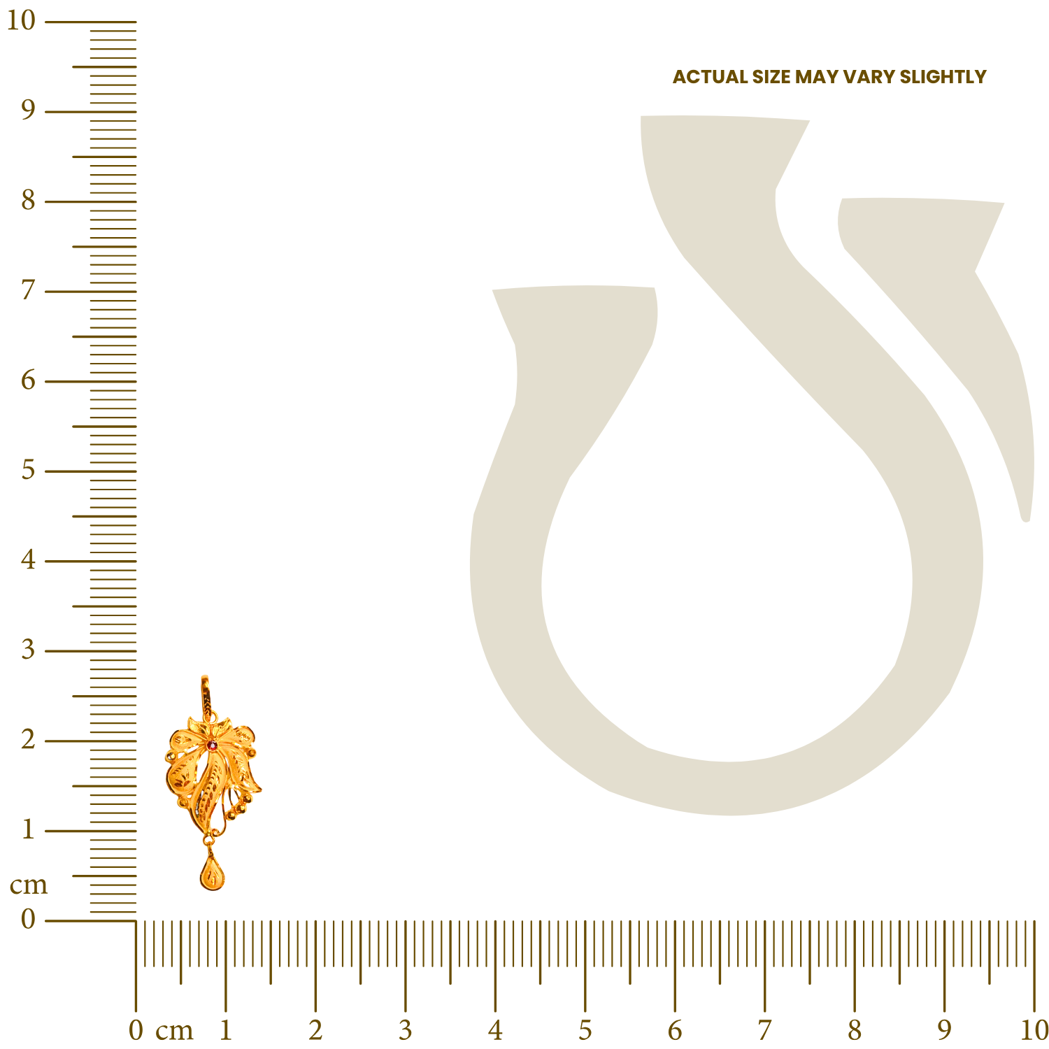 Ingress of Devi Gold Pendant