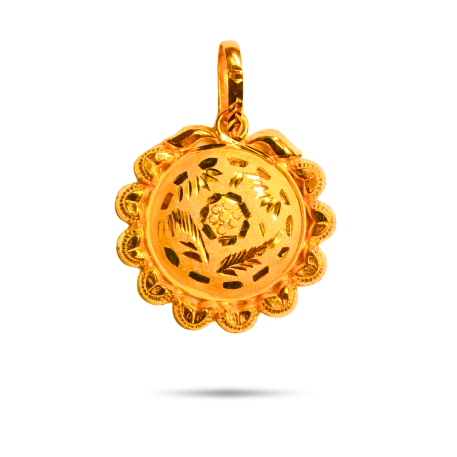 Surya Sikha Gold Pendant