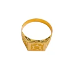 22KT Yellow Gold Classic Signet Men’s Ring