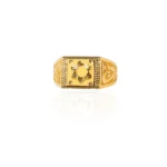 22KT Yellow Gold Classic Signet Men’s Ring